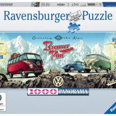Traversează Alpii cu VW! - Puzzle panoramic