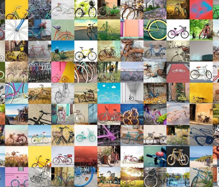 Puzzle - Ravensburger - 99 de biciclete