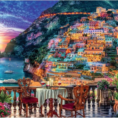 Cină în Positano, Italia