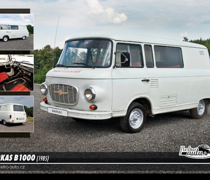 Puzzle - Retro-auta - Barkas B 1000 (1985)