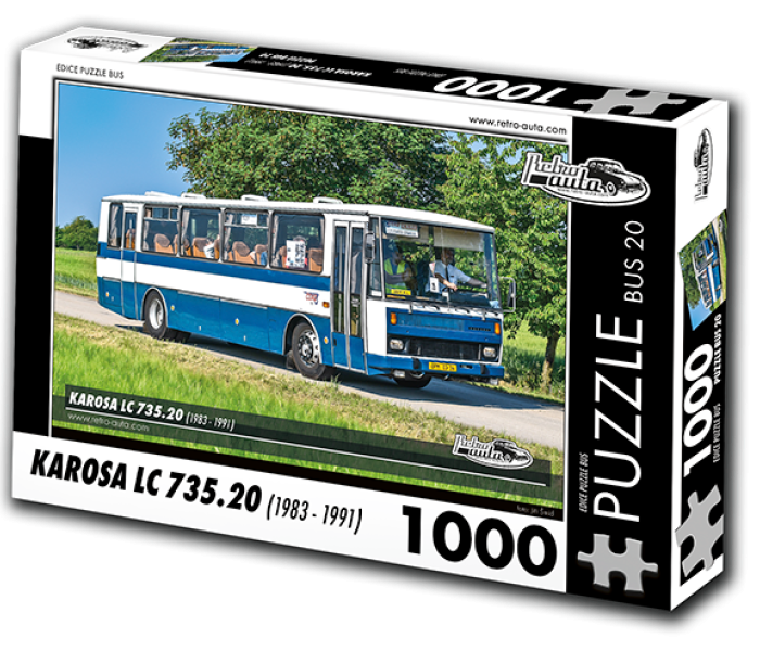 Puzzle - Retro-auta - Autobuz Karosa LC 735.20 (1983-1991)