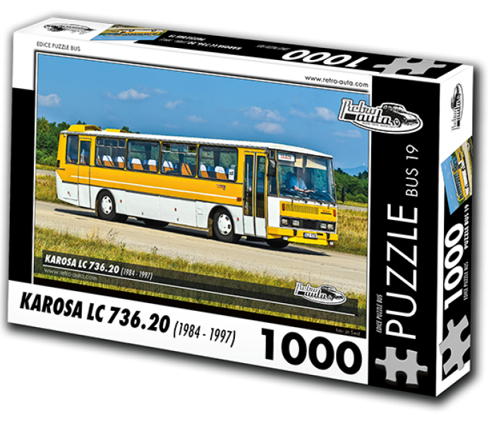 Puzzle - Retro-auta - Autobuz Karosa LC 736.20 (1984-1997)