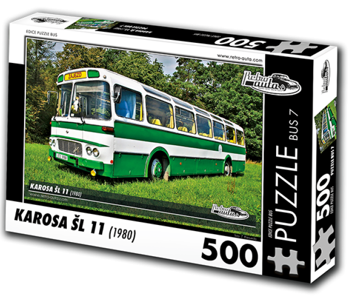 Puzzle - Retro-auta - Autobuz Karosa ŠL 11 (1980)
