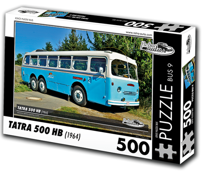 Puzzle - Retro-auta - Autobuz Tatra 500 HB (1964)