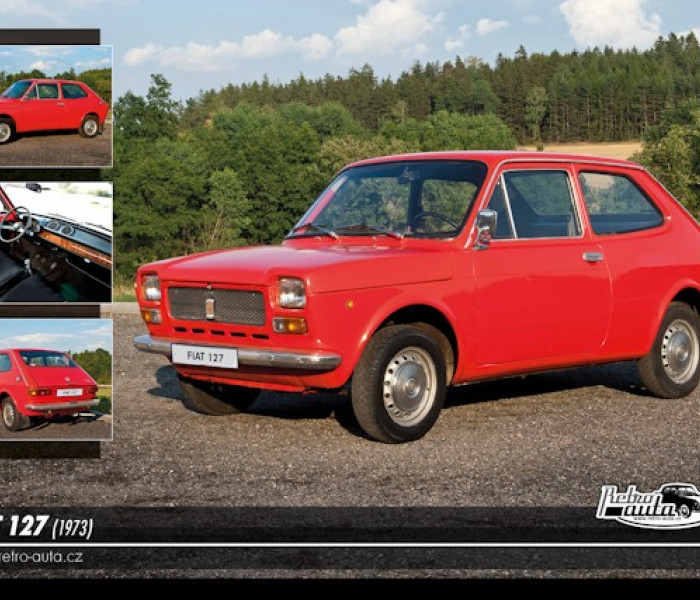 Puzzle - Retro-auta - Fiat 127 (1973)