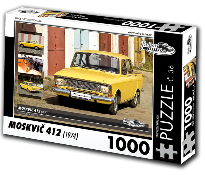 Puzzle - Retro-auta - Moskvič 412 (1974)