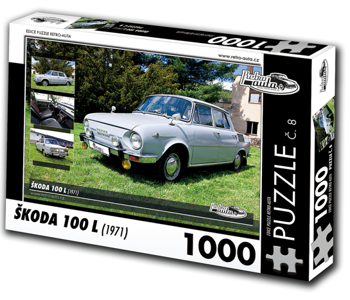 Puzzle - Retro-auta - Škoda 100 L (1971)
