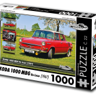 Puzzle - Retro-auta - Škoda 1000 MBG De Luxe (1967)