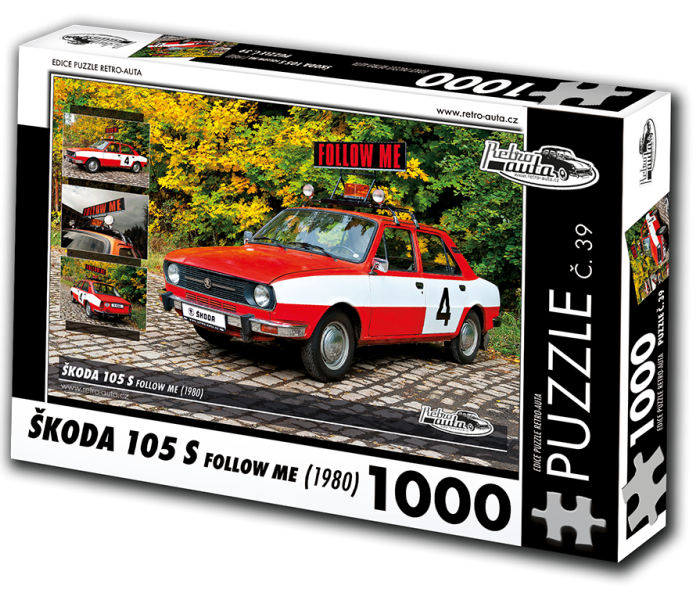Puzzle - Retro-auta - Škoda 105 S Follow Me