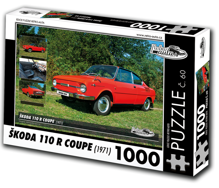 Puzzle - Retro-auta - Škoda 110 R coupé (1971)