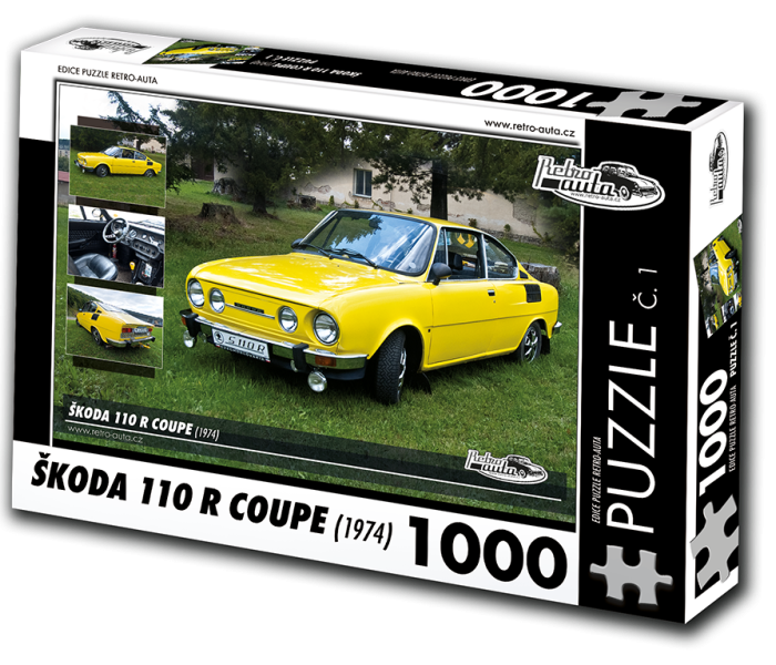 Puzzle - Retro-auta - Škoda 110 R coupé (1974)