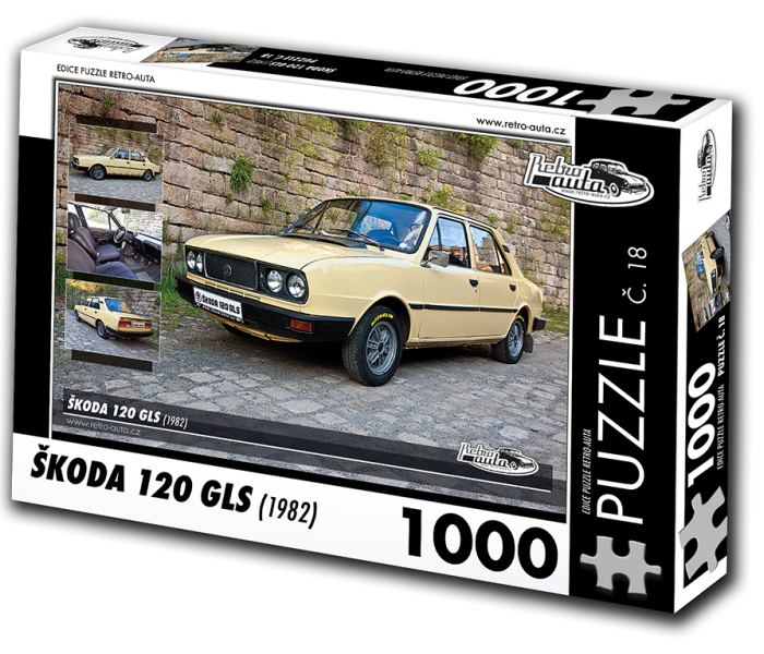 Puzzle - Retro-auta - Škoda 120 GLS (1982)