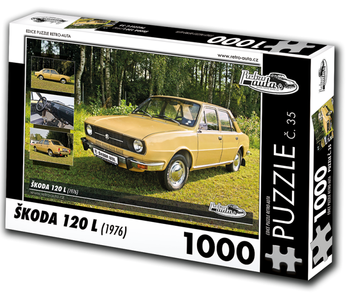 Puzzle - Retro-auta - Škoda 120 L (1976)