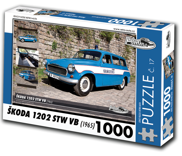 Puzzle - Retro-auta - Škoda 1202 STW VB (1965)