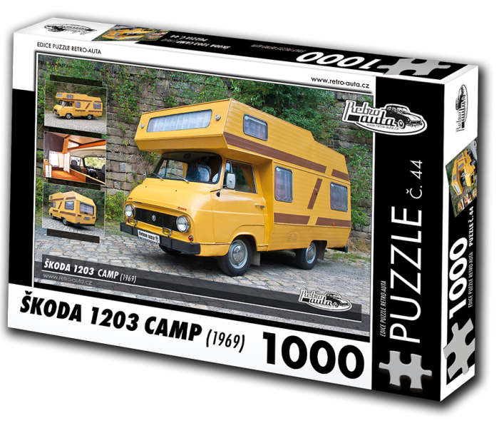 Puzzle - Retro-auta - Škoda 1203 Camp (1969)