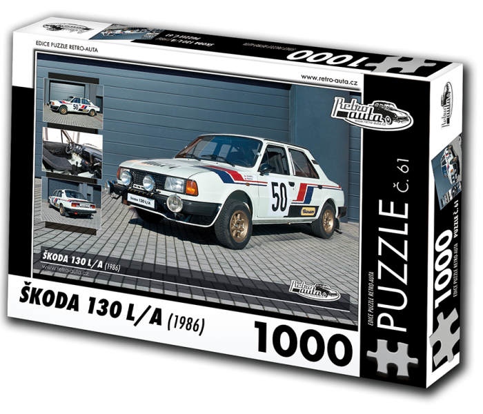 Puzzle - Retro-auta - Škoda 130 LA (1986)