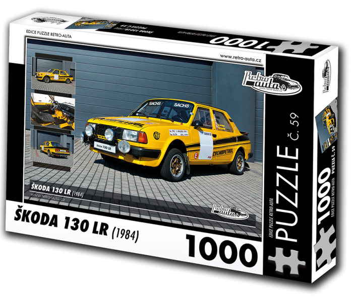 Puzzle - Retro-auta - Škoda 130 LR (1984)