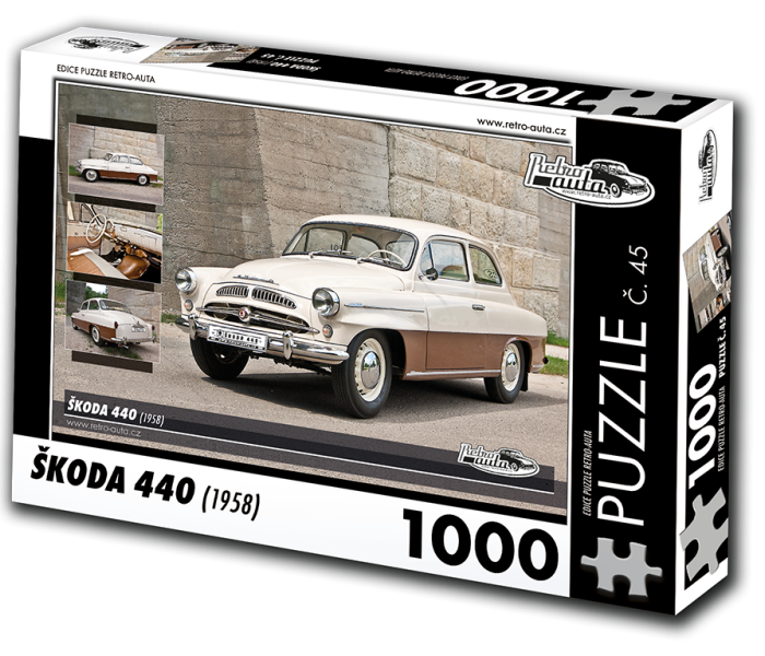 Puzzle - Retro-auta - Škoda 440 (1958)