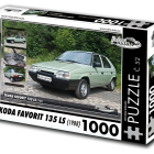 Puzzle - Retro-auta - Škoda Favorit 135 LS (1988)