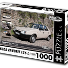 Puzzle - Retro-auta - Škoda Favorit 136 L (1989)