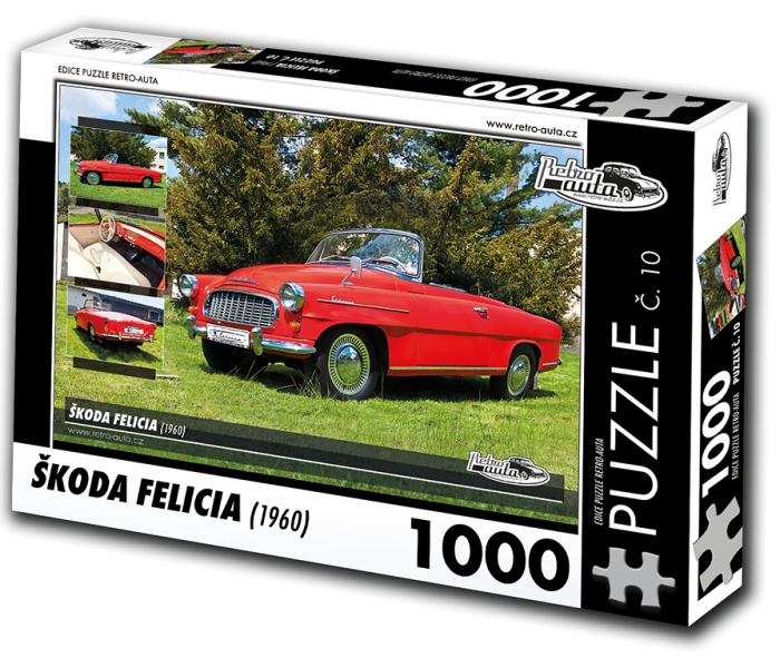 Puzzle - Retro-auta - Škoda Felicia (1960)