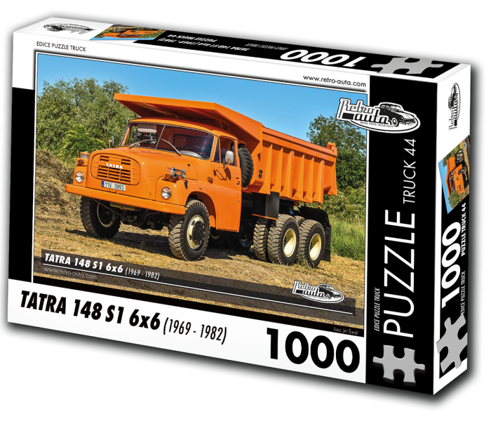 Puzzle - Retro-auta - Tatra 148 S1 6x6 (1969-1982)