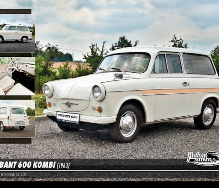 Puzzle - Retro-auta - Trabant 600 Kombi (1963)