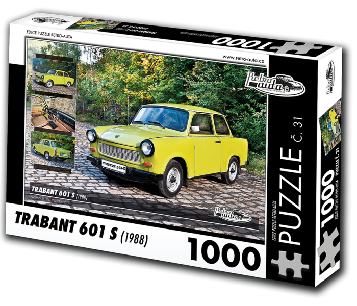 Puzzle - Retro-auta - Trabant 601 S (1988)
