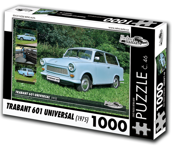 Puzzle - Retro-auta - Trabant 601 Universal (1975)