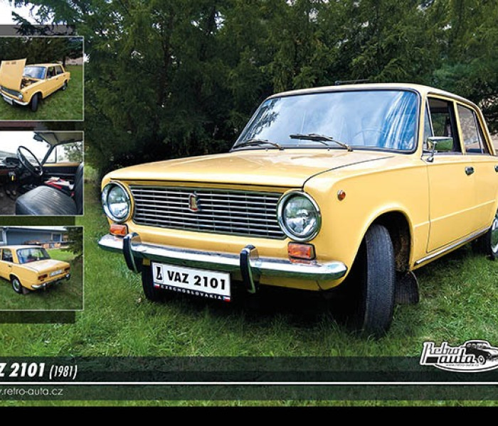 Puzzle - Retro-auta - VAZ 2101 (1981)