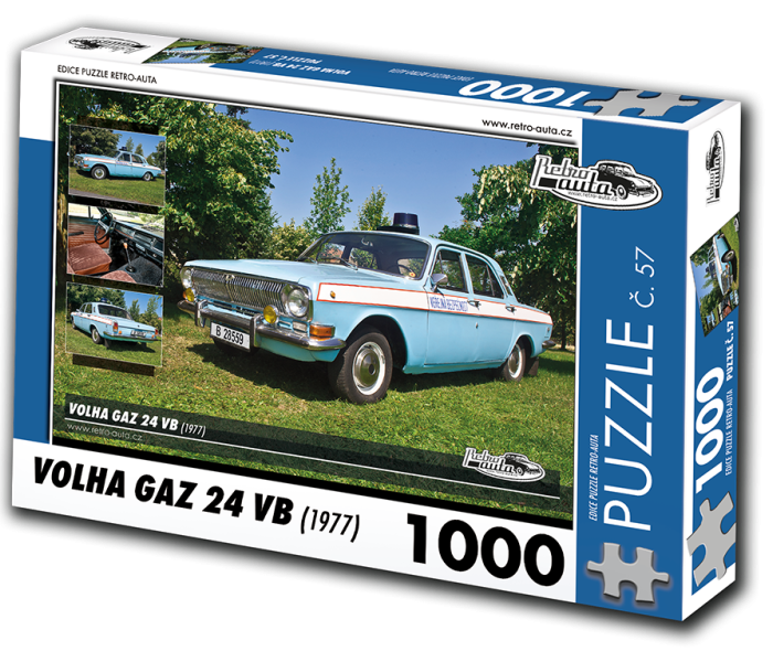 Puzzle - Retro-auta - Volha GAZ 24 VB (1977)