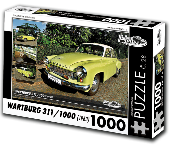 Puzzle - Retro-auta - Wartburg 311/1000 (1963)
