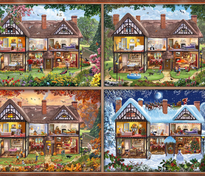 Puzzle - Schmidt - Casă a celor patru anotimpuri