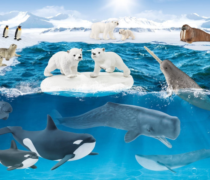 Puzzle - Schmidt - În Antarctica + figurină