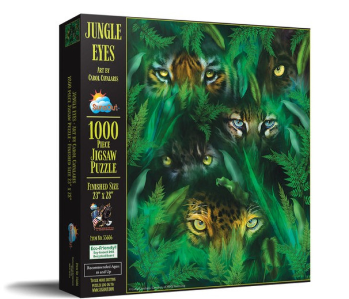 Puzzle - Sunsout - Ochi ai junglei