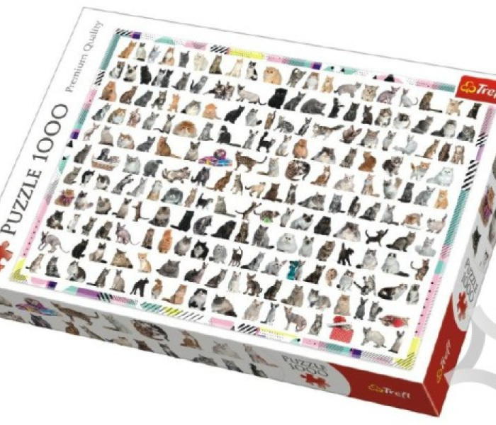 Puzzle - Trefl - 208 pisici