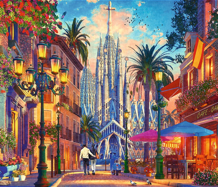 Puzzle - Trefl - Barcelona, Spania