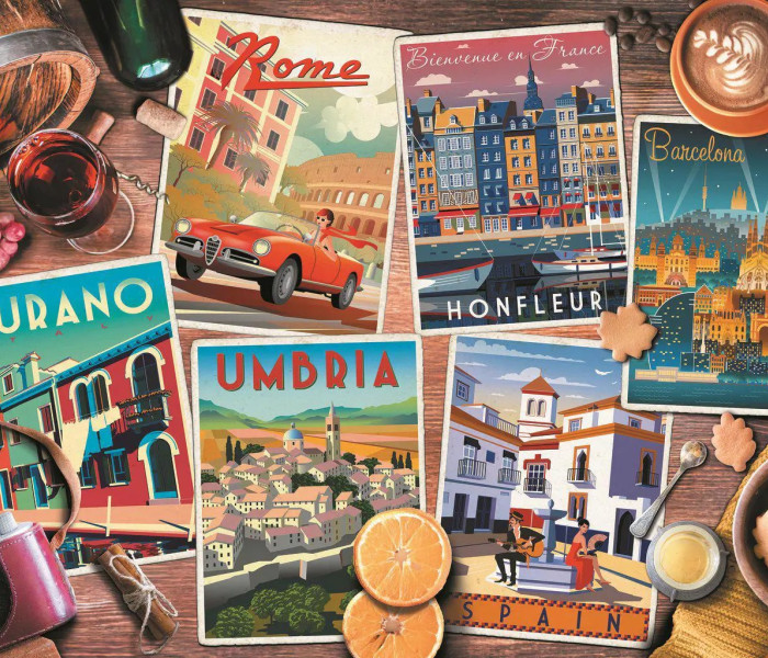 Puzzle - Trefl - Călătorie prin Europa
