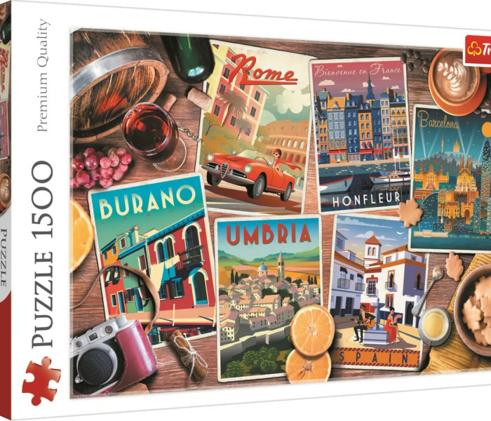 Puzzle - Trefl - Călătorie prin Europa
