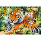 Puzzle - Trefl - Doi tigri