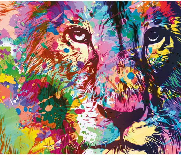 Puzzle - Trefl - Leu colorat