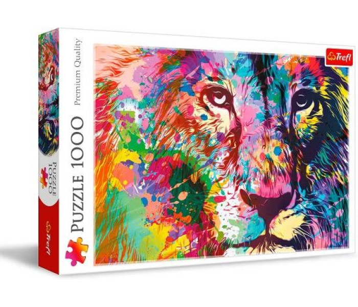 Puzzle - Trefl - Leu colorat