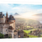 Puzzle - Trefl - Castelul Menthon, Franța - Puzzle panoramic