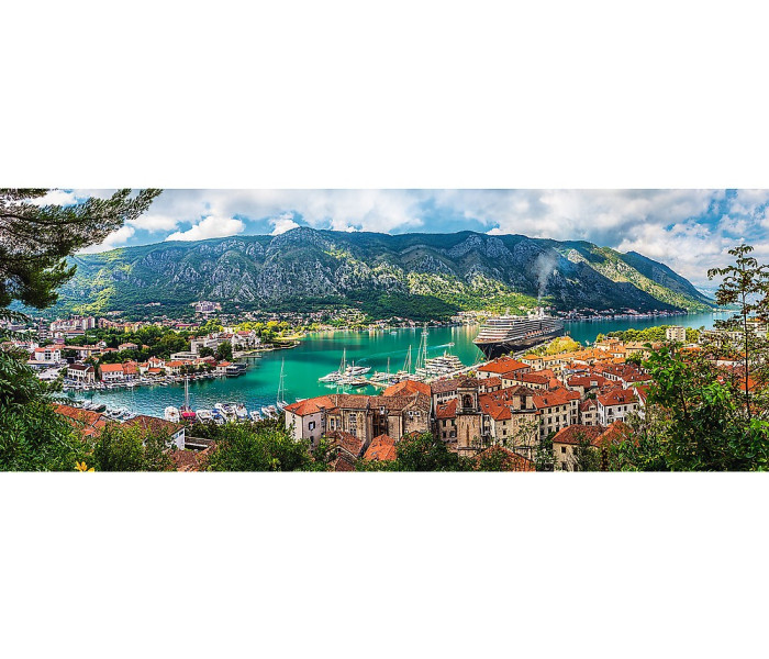 Puzzle - Trefl - Kotor, Muntenegru - Puzzle panoramic
