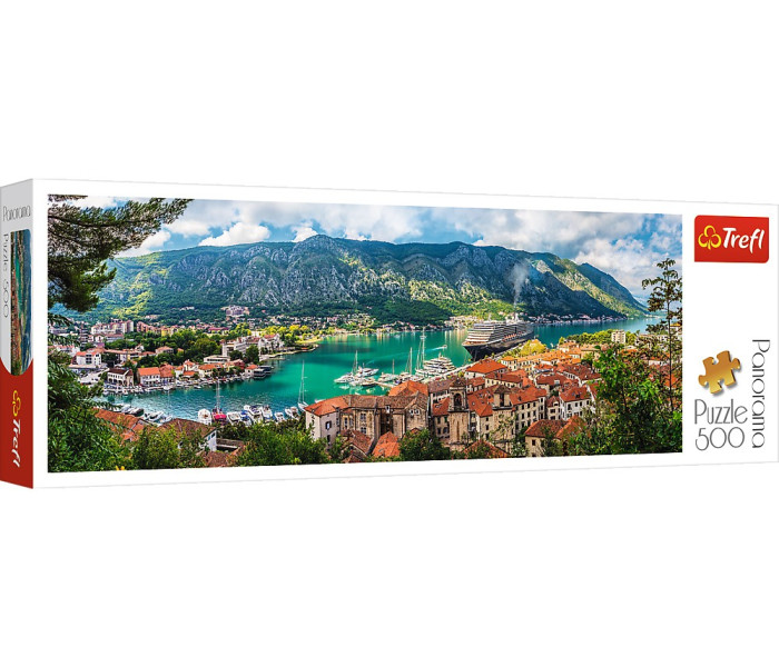 Puzzle - Trefl - Kotor, Muntenegru - Puzzle panoramic