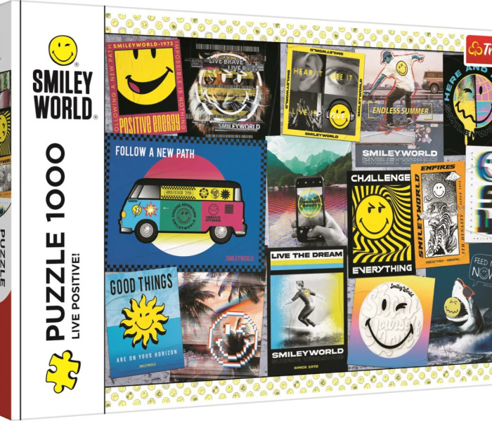 Puzzle - Trefl - O zi mai bună cu Smiley