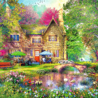 Puzzle - Trefl - Refugiu în pădure