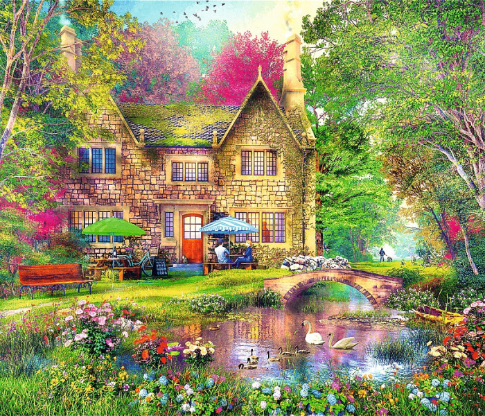 Puzzle - Trefl - Refugiu în pădure