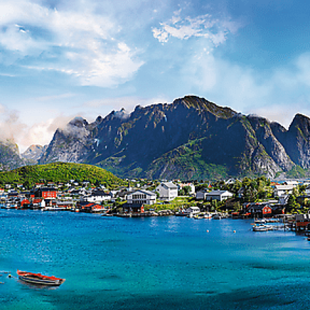Lofoten, Norvegia - Puzzle panoramic
