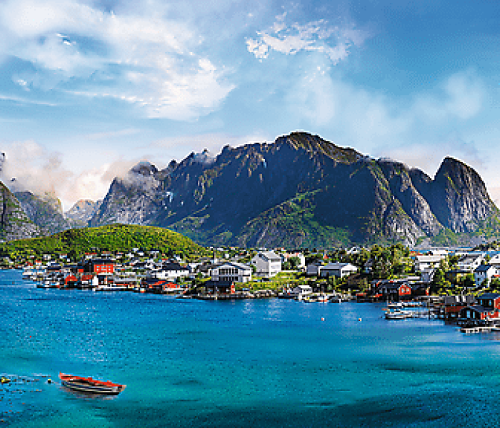 Puzzle - Trefl - Lofoten, Norvegia - Puzzle panoramic